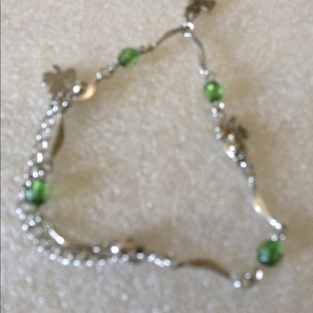 Silver charms bracelet